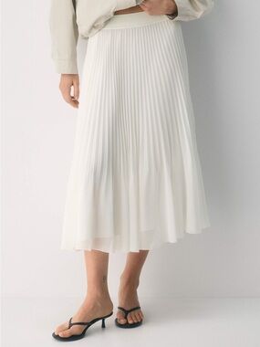 Wilfred Twirl Midi Skirt Sz L.